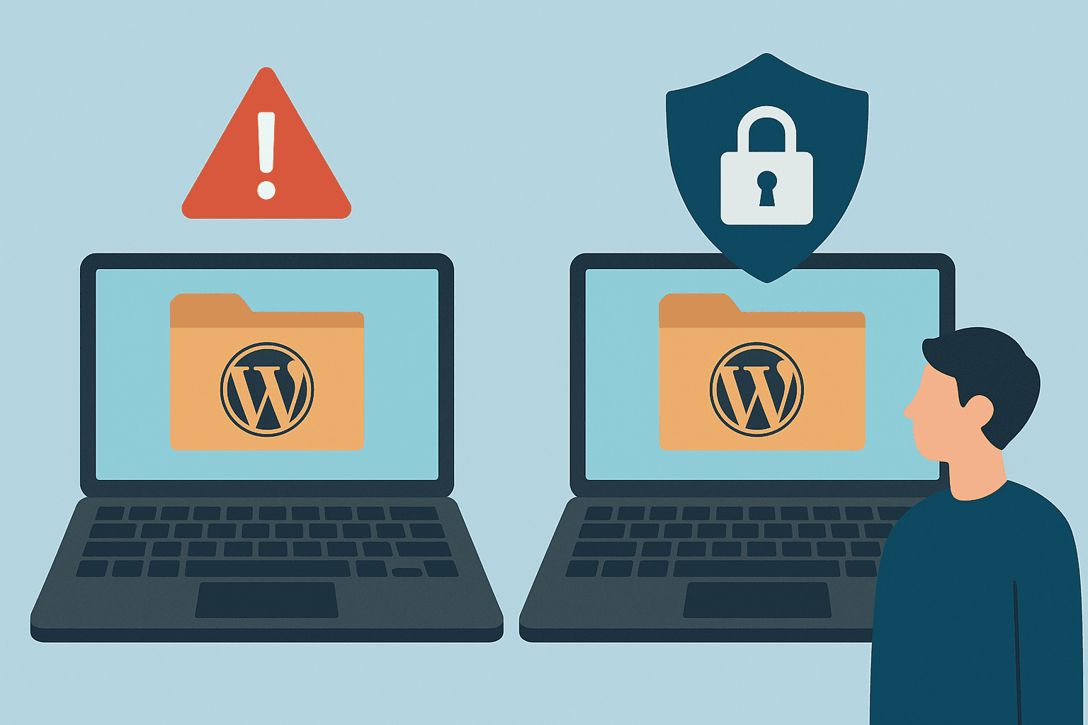 脆弱なWordPressとセキュリティに強いWordPressの違い